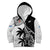 Custom Fiji New Zealand Kid Hoodie Maori mix Tapa Pattern Version