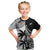 Custom Fiji New Zealand Kid T Shirt Maori mix Tapa Pattern Version