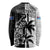 Custom Fiji New Zealand Long Sleeve Shirt Maori mix Tapa Pattern Version