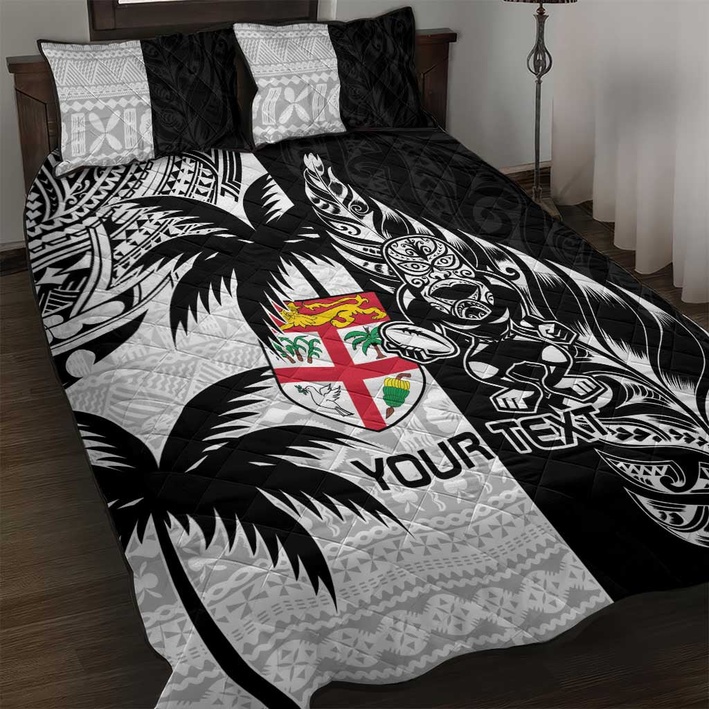 Custom Fiji New Zealand Quilt Bed Set Maori mix Tapa Pattern Version