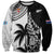 Custom Fiji New Zealand Sweatshirt Maori mix Tapa Pattern Version