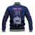 Custom Manu Samoa Sevens Rugby Baseball Jacket Samoan Tribal Tattoo