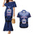 Custom Manu Samoa Sevens Rugby Couples Matching Mermaid Dress and Hawaiian Shirt Samoan Tribal Tattoo