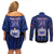 Custom Manu Samoa Sevens Rugby Couples Matching Off Shoulder Short Dress and Long Sleeve Button Shirt Samoan Tribal Tattoo