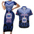 Custom Manu Samoa Sevens Rugby Couples Matching Short Sleeve Bodycon Dress and Hawaiian Shirt Samoan Tribal Tattoo