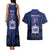 Custom Manu Samoa Sevens Rugby Couples Matching Tank Maxi Dress and Hawaiian Shirt Samoan Tribal Tattoo