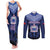 Custom Manu Samoa Sevens Rugby Couples Matching Tank Maxi Dress and Long Sleeve Button Shirt Samoan Tribal Tattoo