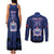 Custom Manu Samoa Sevens Rugby Couples Matching Tank Maxi Dress and Long Sleeve Button Shirt Samoan Tribal Tattoo