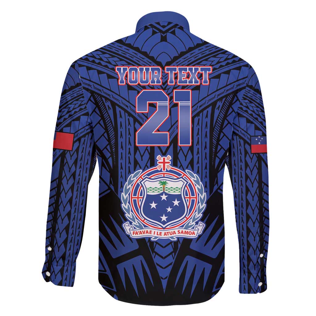 Custom Manu Samoa Sevens Rugby Family Matching Tank Maxi Dress and Hawaiian Shirt Samoan Tribal Tattoo