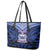 Custom Manu Samoa Sevens Rugby Leather Tote Bag Samoan Tribal Tattoo