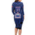 Custom Manu Samoa Sevens Rugby Long Sleeve Bodycon Dress Samoan Tribal Tattoo