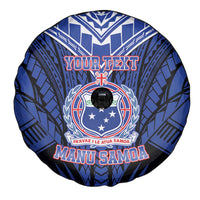 Custom Manu Samoa Sevens Rugby Spare Tire Cover Samoan Tribal Tattoo