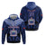 Custom Manu Samoa Sevens Rugby Zip Hoodie Samoan Tribal Tattoo