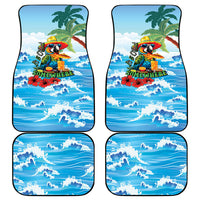 Funny Parrot Margarita Five O'clock Somewhere Car Mats