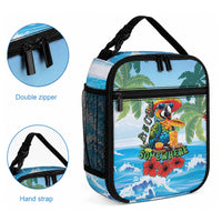 Funny Parrot Margarita Five O'clock Somewhere Lunch Bag LT9 - Polynesian Pride