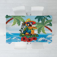 Funny Parrot Margarita Five O'clock Somewhere Tablecloth