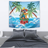 Funny Parrot Margarita Five O'clock Somewhere Tapestry