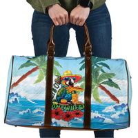 Funny Parrot Margarita Five O'clock Somewhere Travel Bag