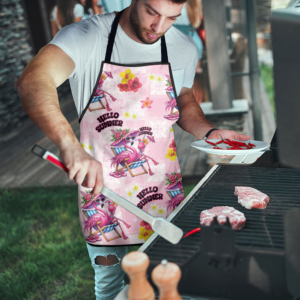 Hawaii Flamingo Hello Summer Apron Hawaiian Quilt Pattern