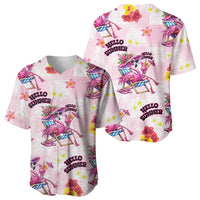 Hawaii Flamingo Hello Summer Baseball Jersey Hawaiian Quilt Pattern
