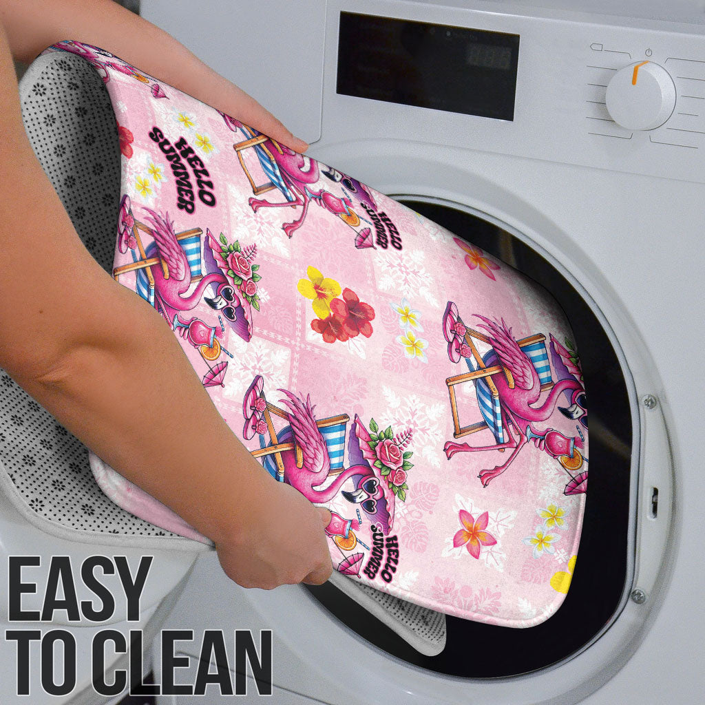 Hawaii Flamingo Hello Summer Bathroom Set Hawaiian Quilt Pattern