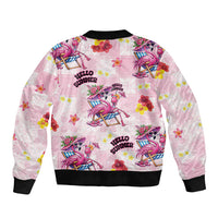 Hawaii Flamingo Hello Summer Bomber Jacket Hawaiian Quilt Pattern