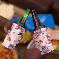 Hawaii Flamingo Hello Summer 4 in 1 Can Cooler Tumbler Hawaiian Quilt Pattern