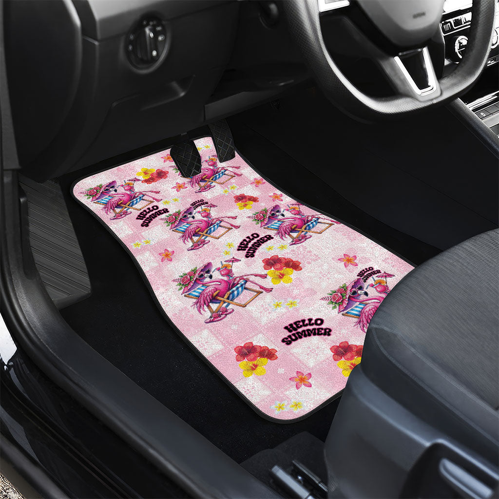 Hawaii Flamingo Hello Summer Car Mats Hawaiian Quilt Pattern
