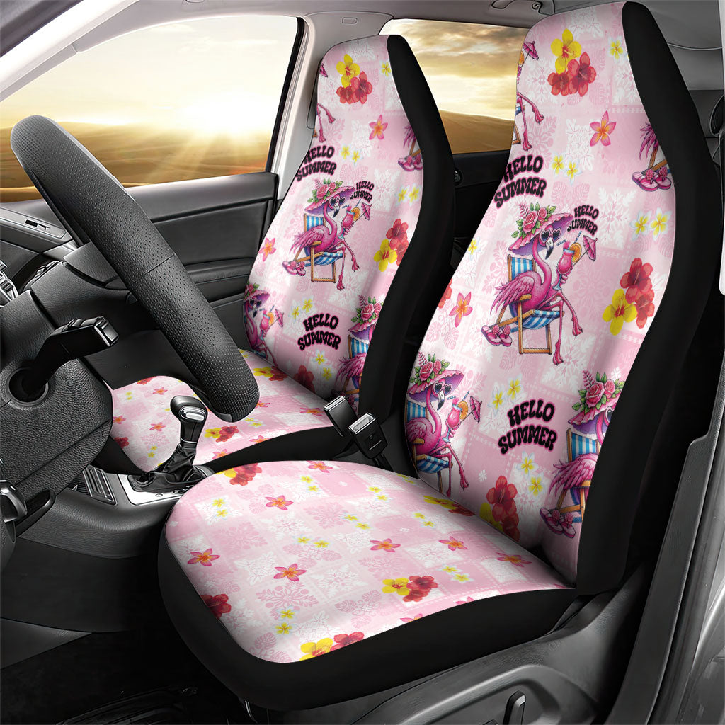 Hawaii Flamingo Hello Summer Car Seat Cover Hawaiian Quilt Pattern