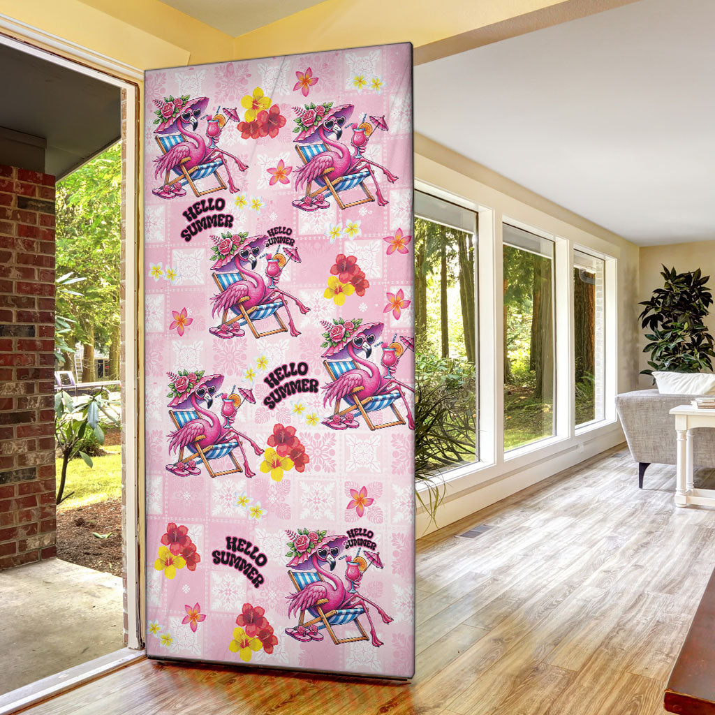 Hawaii Flamingo Hello Summer Door Cover Hawaiian Quilt Pattern