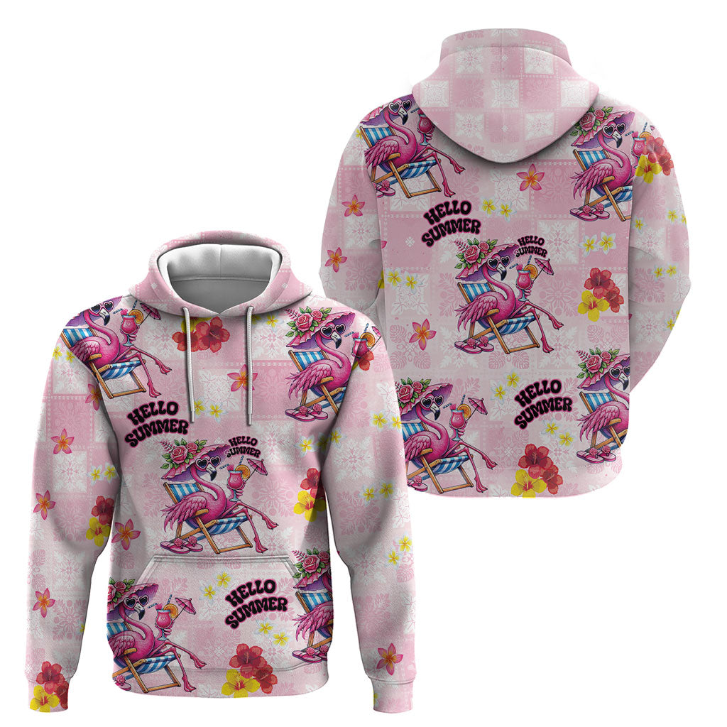 Hawaii Flamingo Hello Summer Hoodie Hawaiian Quilt Pattern