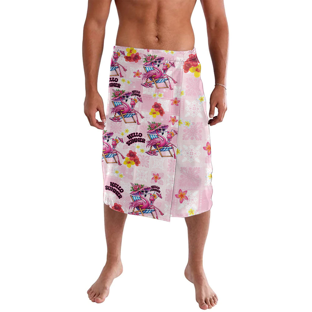 Hawaii Flamingo Hello Summer Lavalava Hawaiian Quilt Pattern LT9 Pink - Polynesian Pride