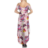 Hawaii Flamingo Hello Summer Summer Maxi Dress Hawaiian Quilt Pattern