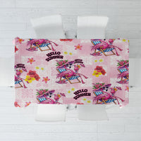 Hawaii Flamingo Hello Summer Tablecloth Hawaiian Quilt Pattern