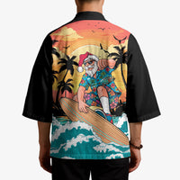 Vintage Santa Claus Surfing Summer Kimono Mele Kalikimaka i Iulai!