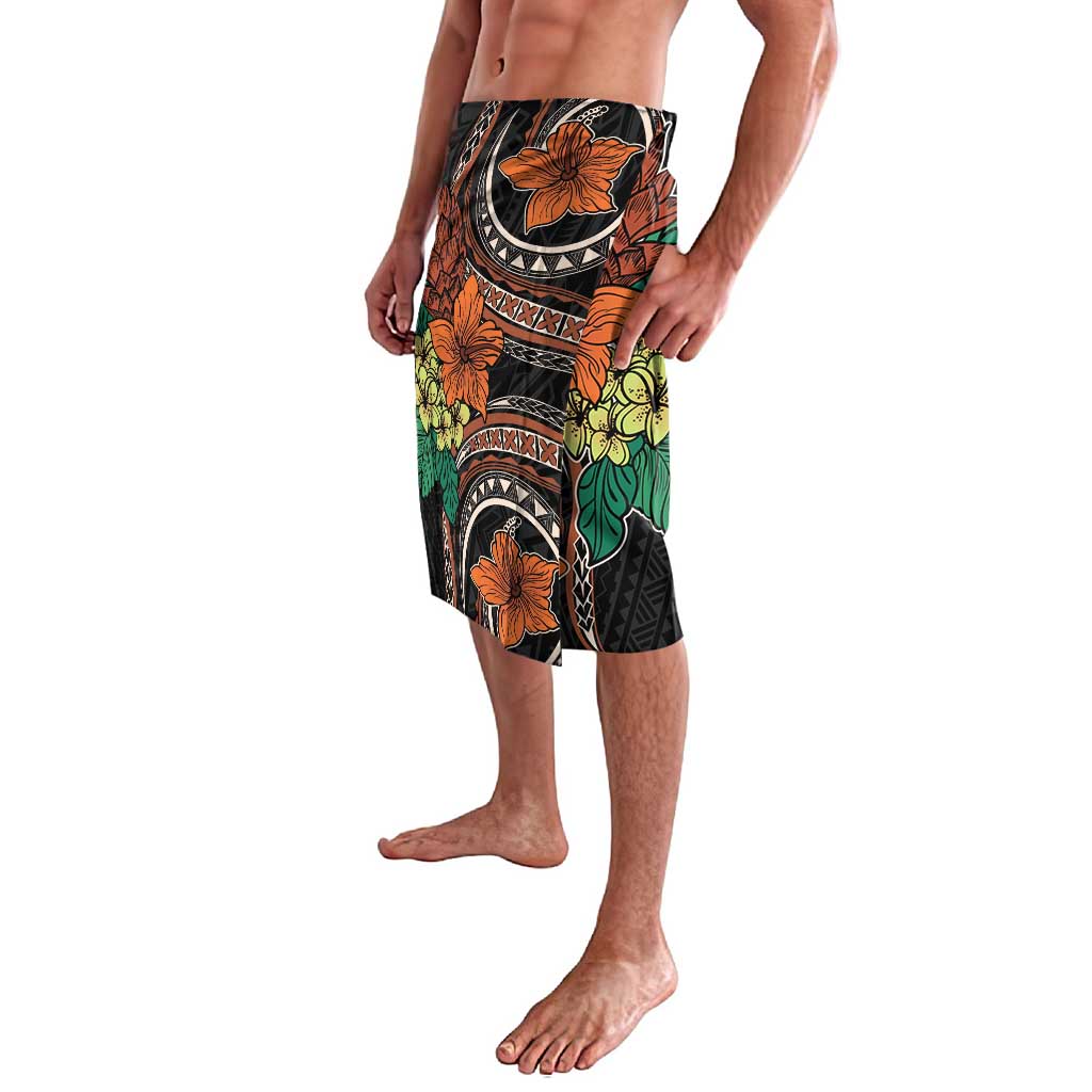 Vintage Hibiscus Pacific Floral Lavalava LT9 - Polynesian Pride