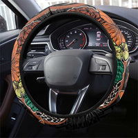 Vintage Hibiscus Pacific Floral Steering Wheel Cover LT9 - Polynesian Pride