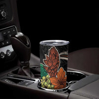 Vintage Hibiscus Pacific Floral Tumbler Cup LT9 - Polynesian Pride
