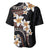 Vintage Plumeria Pacific Floral Baseball Jersey