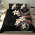 Vintage Plumeria Pacific Floral Bedding Set