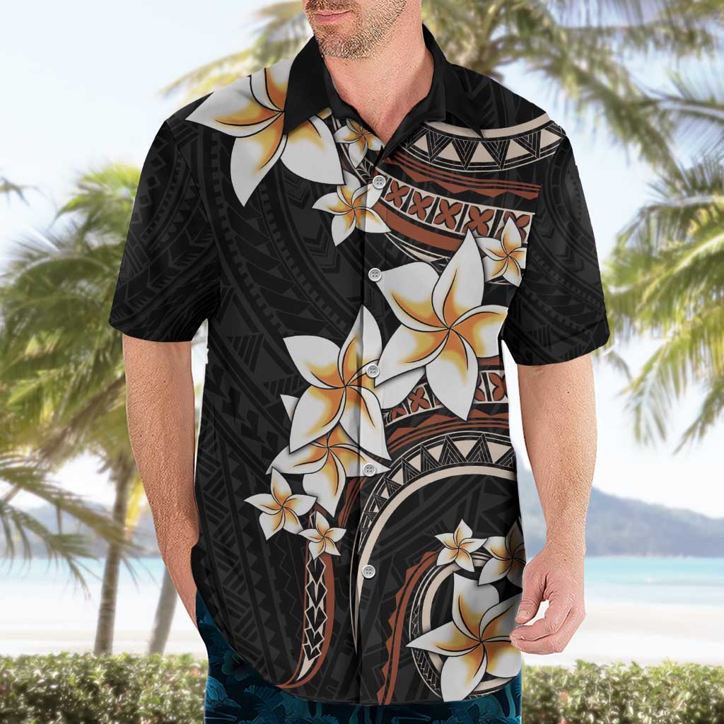 Vintage Plumeria Pacific Floral Hawaiian Shirt LT9 - Polynesian Pride
