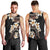 Vintage Plumeria Pacific Floral Men Tank Top