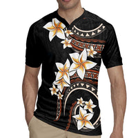 Vintage Plumeria Pacific Floral Rugby Jersey LT9 - Polynesian Pride