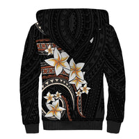 Vintage Plumeria Pacific Floral Sherpa Hoodie LT9 - Polynesian Pride