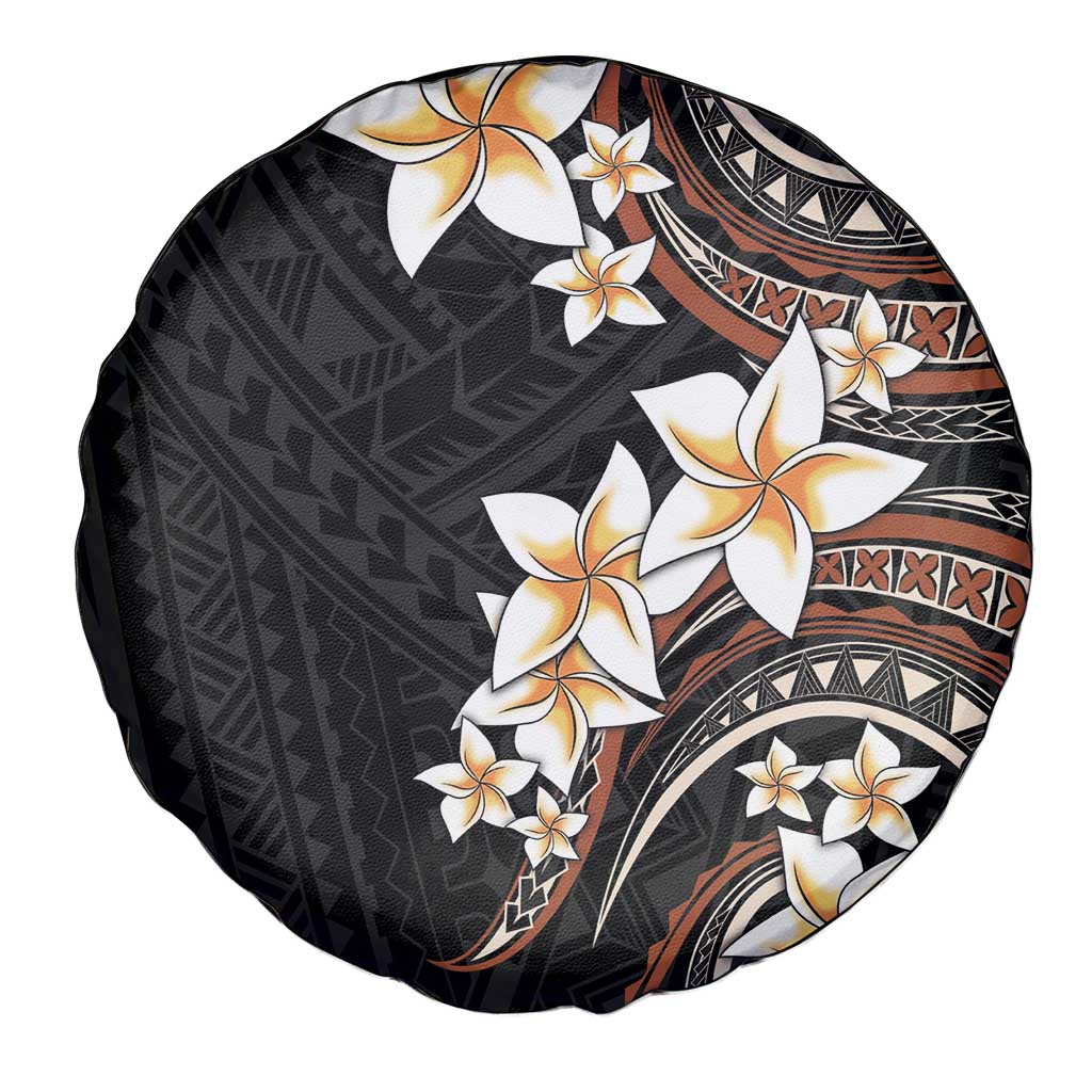 Vintage Plumeria Pacific Floral Spare Tire Cover LT9 - Polynesian Pride