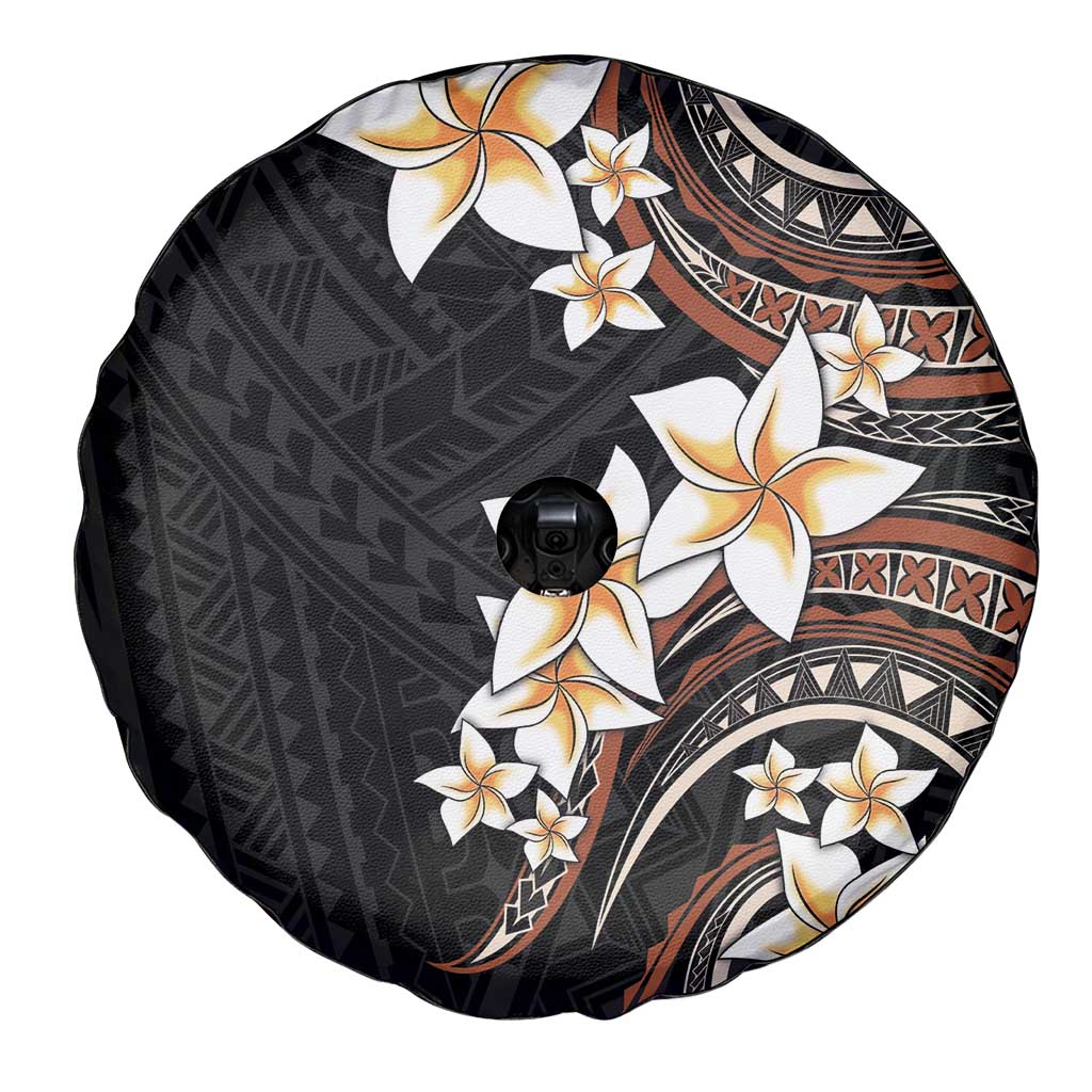 Vintage Plumeria Pacific Floral Spare Tire Cover LT9 - Polynesian Pride