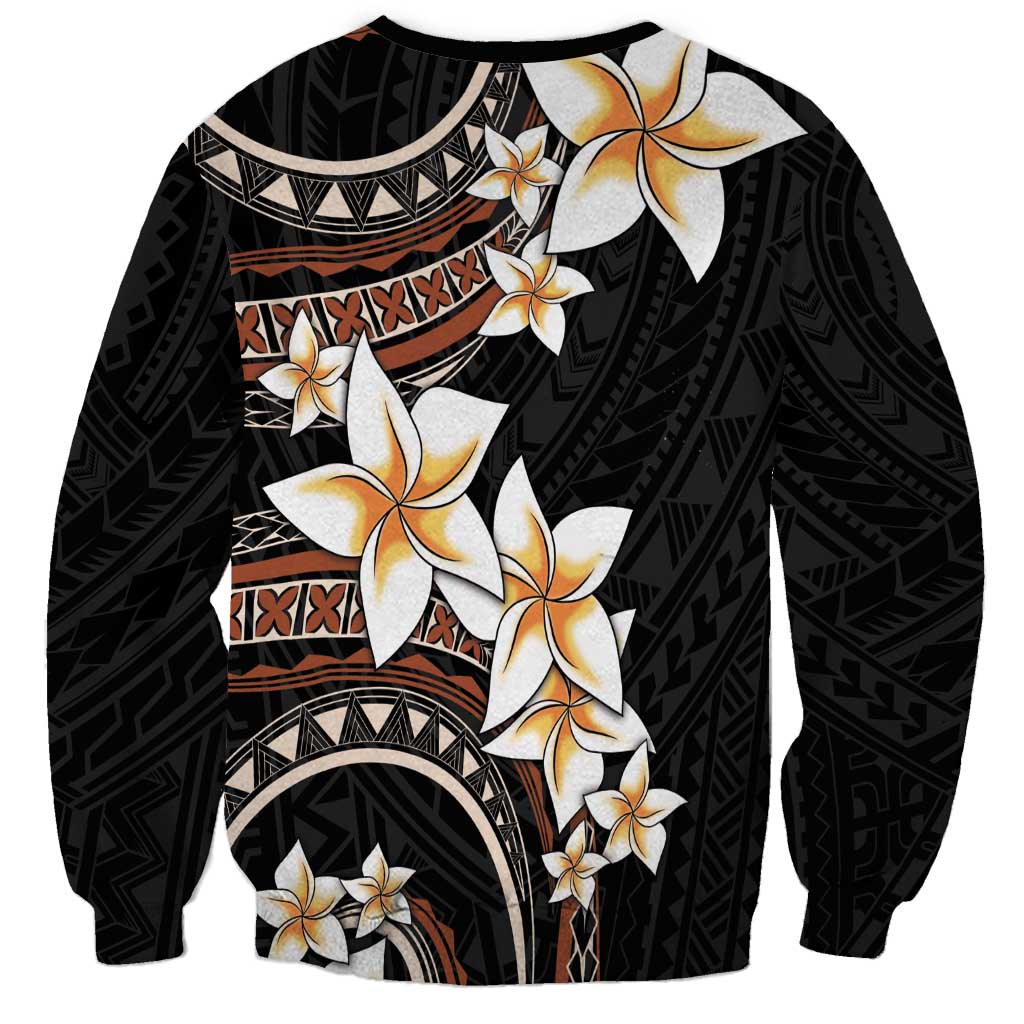 Vintage Plumeria Pacific Floral Sweatshirt LT9 - Polynesian Pride