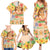 Kawaii Hula Girls Family Matching Summer Maxi Dress and Hawaiian Shirt Aloha Hibiscus Flowers