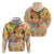 Kawaii Hula Girls Hoodie Aloha Hibiscus Flowers