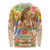 Kawaii Hula Girls Long Sleeve Shirt Aloha Hibiscus Flowers